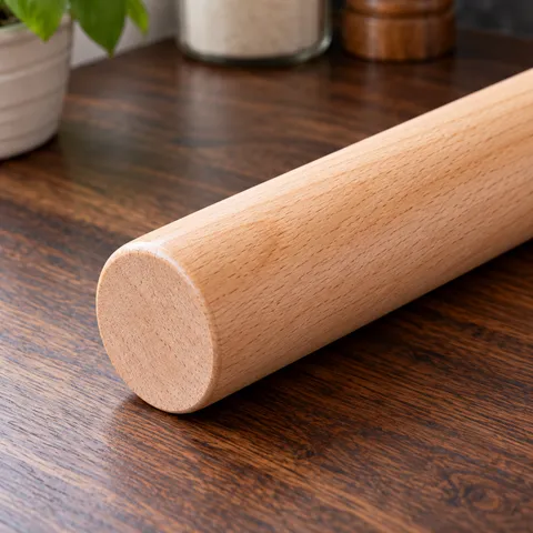 Close view of the original construction of Jasper Rolling Pin